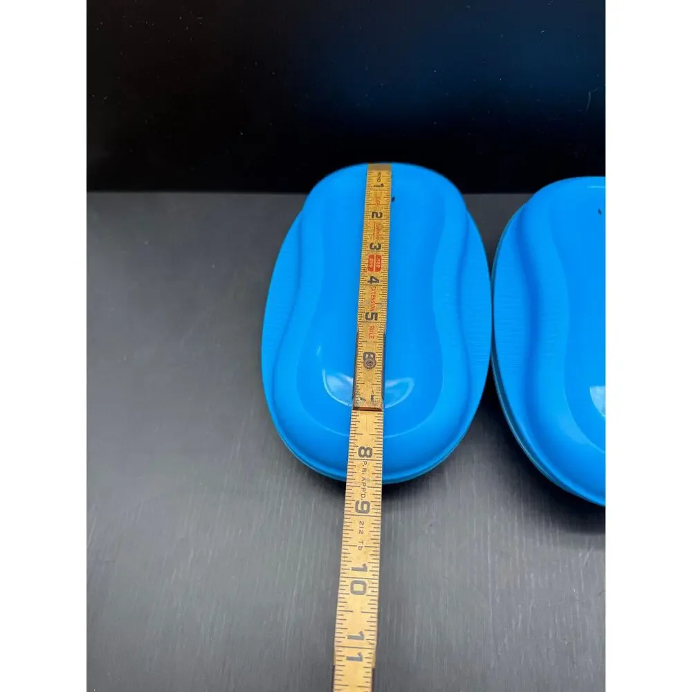 Blue Tupperware Microwave Breakfast Egg Omelet Maker